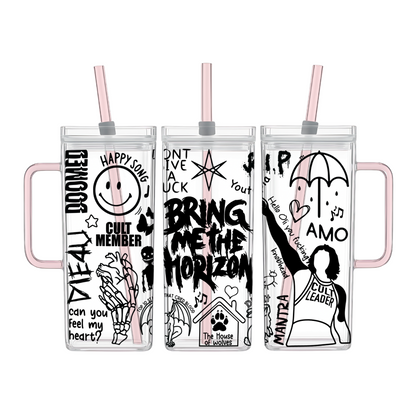 BMTH Lyric 400ML Drinking Glass *PREORDER*