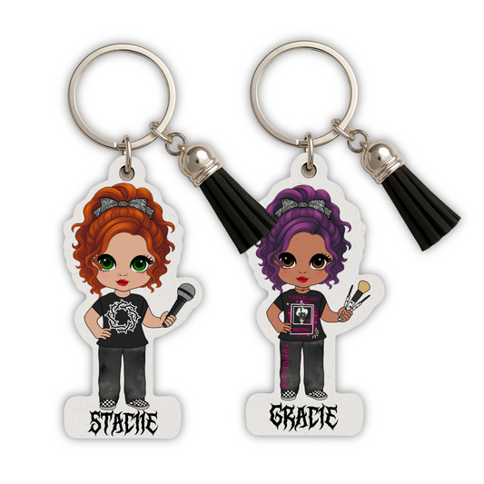 Dolly Band Keyring - Add your Name