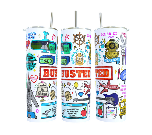 Busted Lyric Doodle Tumbler