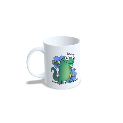 Lizard meme mug