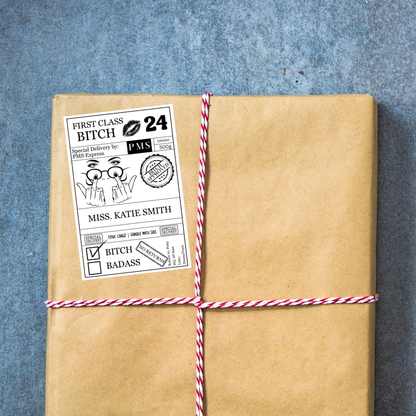 Sweary Postal Stickers | set of 12