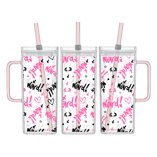YungBlud Weird 400ML Drinking Glass *PREORDER*