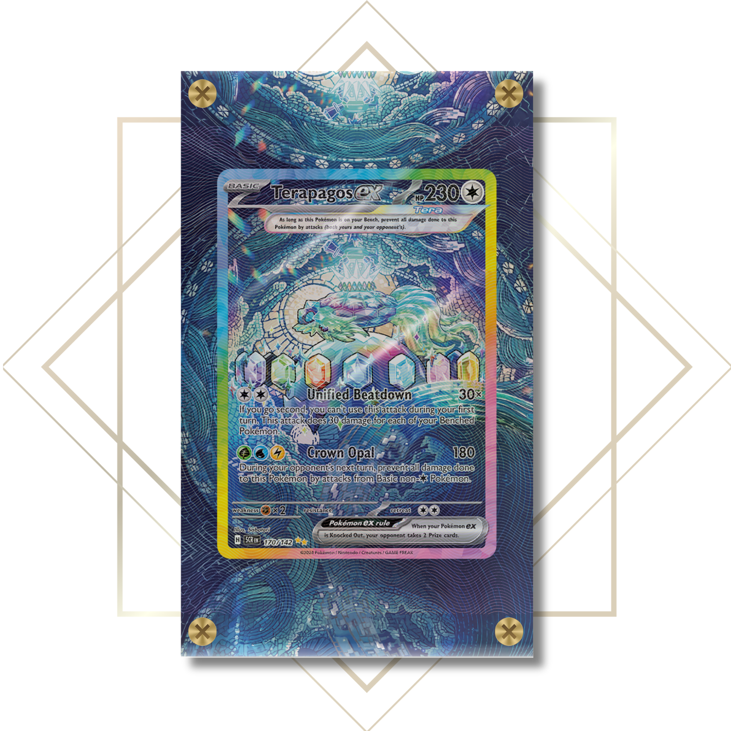 Terapagos ex #170/142: Extended Art Frame