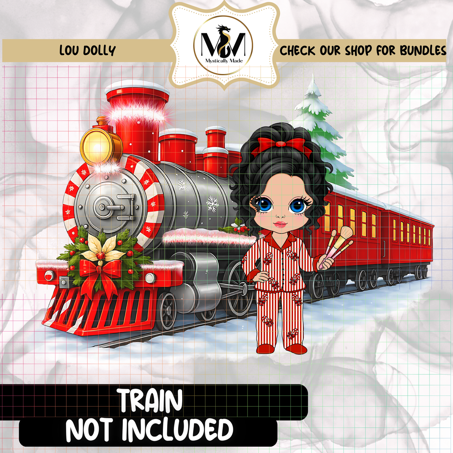 Lou Dolly Brush Bundle PNG