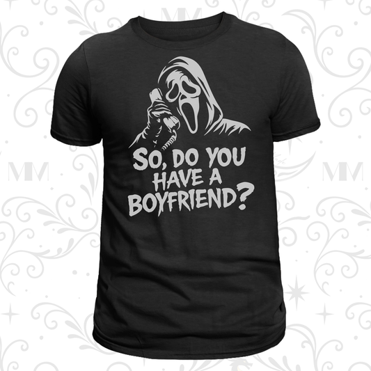 Ghost Face Boyfriend Tee * preorder *